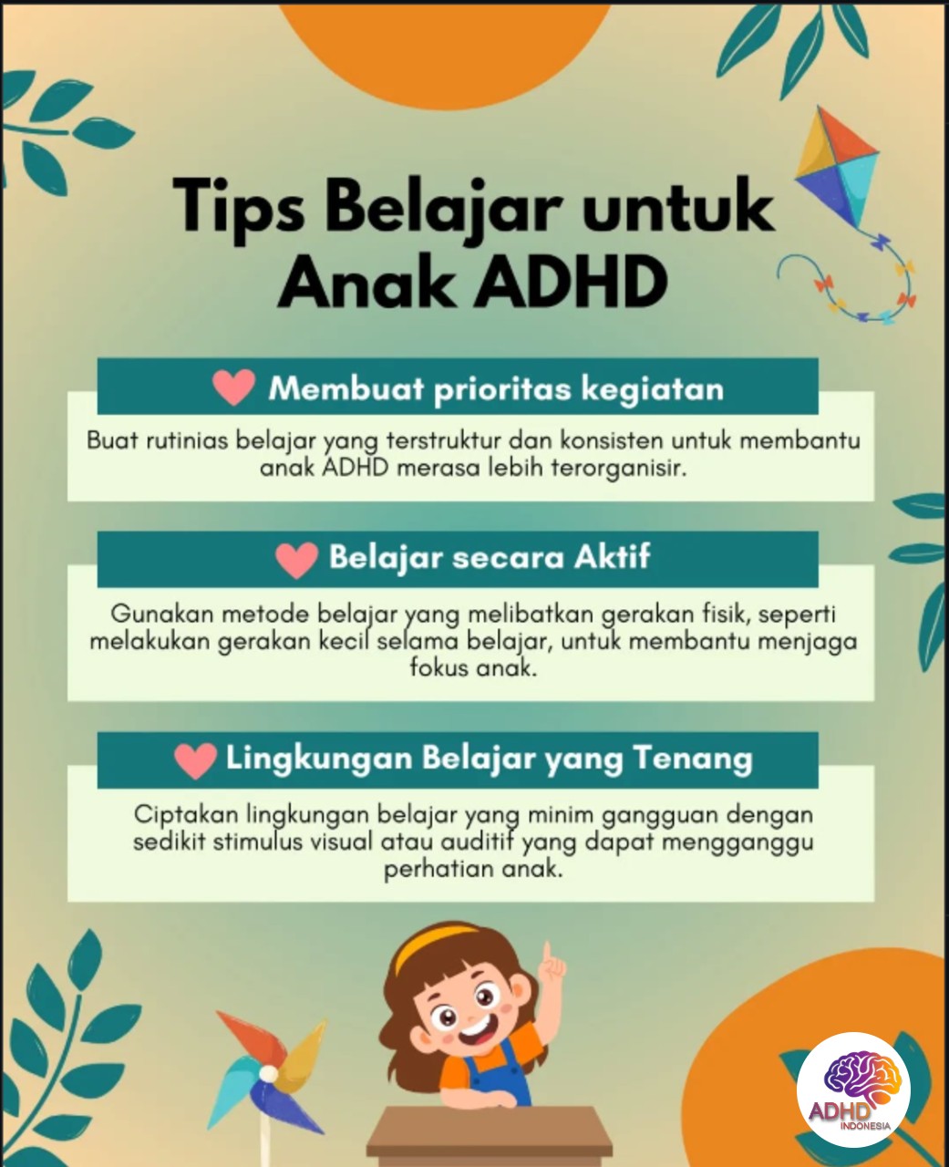 Strategi Belajar yang Cocok untuk Anak ADHD di Kabupaten Landak